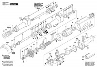 Bosch 0 602 213 001 ---- Hf Straight Grinder Spare Parts